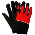 M100 Red Mechanics Gloves (Medium)